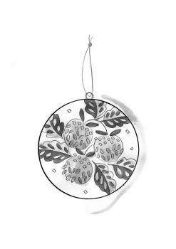 Weihnachtskugel „Gnistra“ aus Papiermaschee