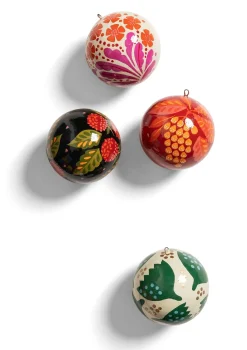 Weihnachtskugel „Gnistra“ aus Papiermaschee