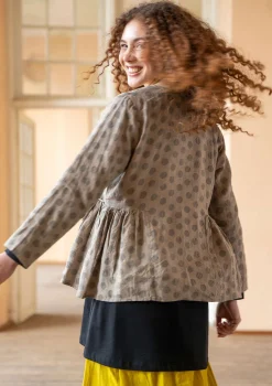 Wickelbluse „Piccolo“ aus Leinen